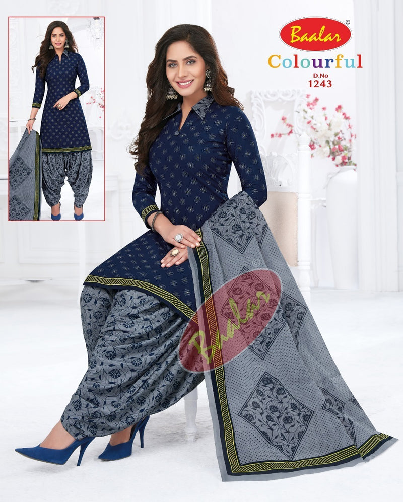 Baalar Colourful Vol 12 Hit List Cotton Ready Made Patiyala Suits