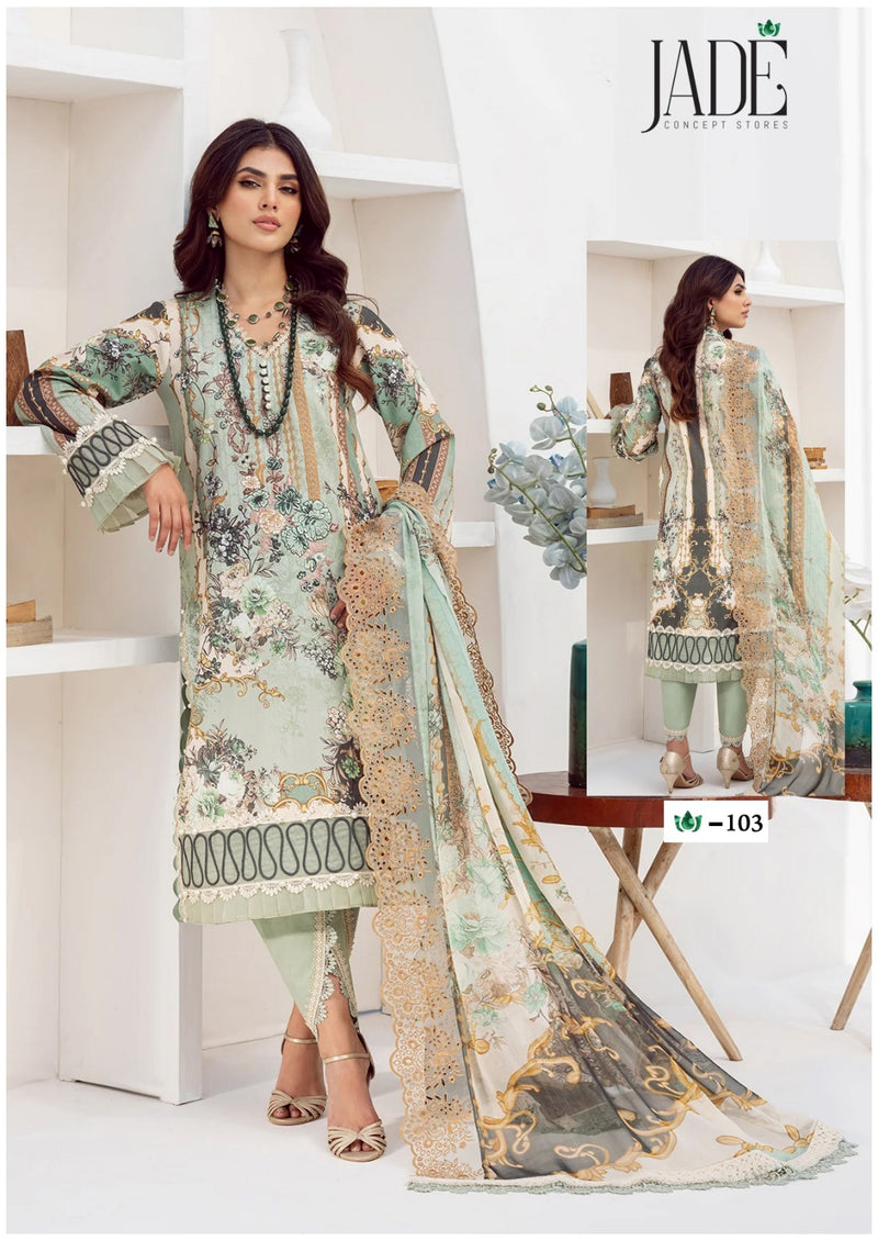 Jade Crimson Exclusive Heavy Lawn Collection Heavy Lawn Cotton Suits