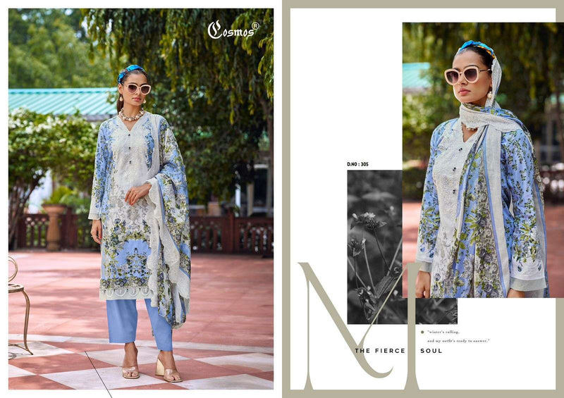 Cosmos Fashion Needle Wonder Vol 3 Lawn Cotton Embroidered Salwar Kameez
