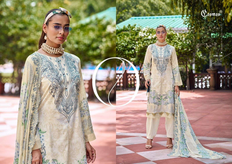Cosmos Fashion Needle Wonder Vol 3 Lawn Cotton Embroidered Salwar Kameez