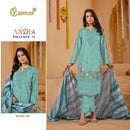 Cosmos Fashion Aayra Exclusive Lawn 12 Heavy Embroidered Salwar Suit