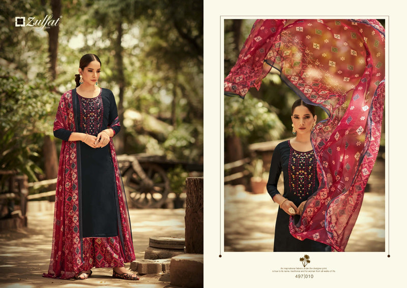 Zulfat Damin Vol 3 Jam Cotton Heavy Embroidery Work Fancy Stylish Salwar Kameez