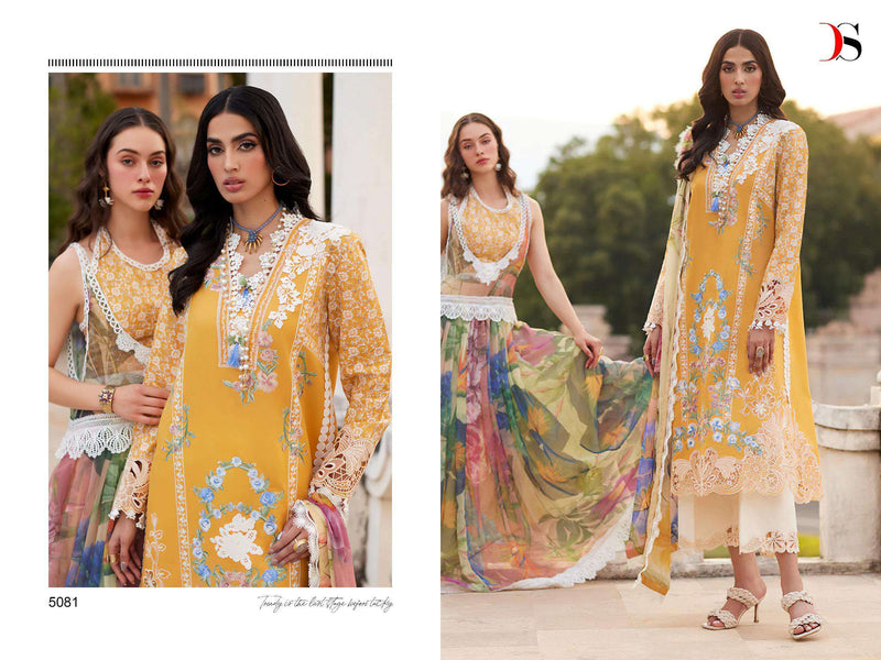 Deepsy Suit Mush Q Vol 2 Pure Cotton Self Embroidery Work Salwar Suit