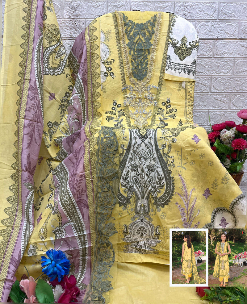 Deepsy Suits Jade Bliss 25 Vol 2 Pure Cotton Embroidered Work Pakistani Suit