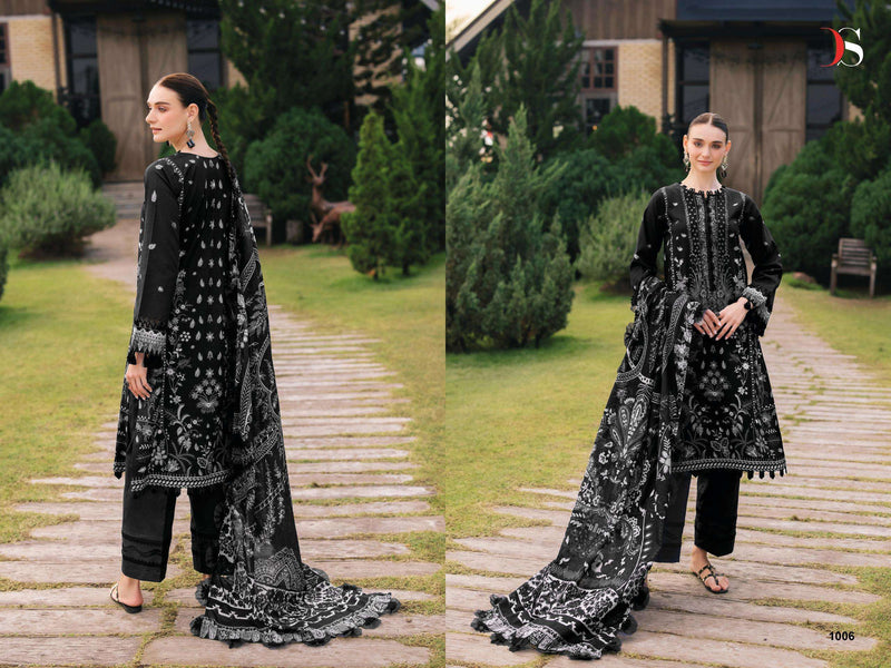 Deepsy Suits Jade Bliss 25 Vol 2 Pure Cotton Embroidered Work Pakistani Suit