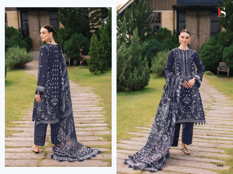 Deepsy Suits Jade Bliss 25 Vol 2 Pure Cotton Embroidered Work Pakistani Suit