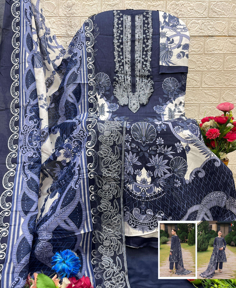 Deepsy Suits Jade Bliss 25 Vol 2 Pure Cotton Embroidered Work Pakistani Suit