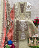 Deepsy Suits Jade Bliss 25 Vol 2 Pure Cotton Embroidered Work Pakistani Suit