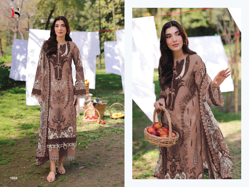 Deepsy Suits Jade Bliss 25 Vol 2 Pure Cotton Embroidered Work Pakistani Suit