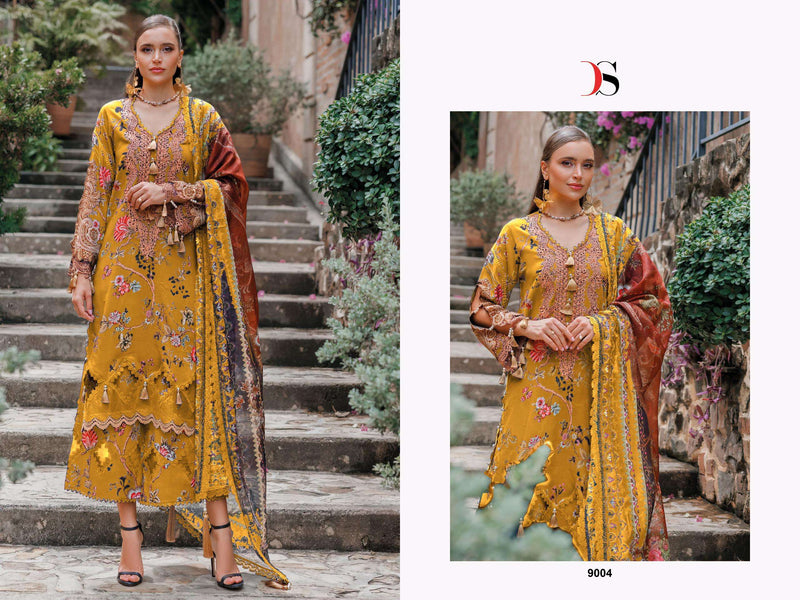 Deepsy Suits Jade Flora 25 Viscose Rayon Self Embroidered Salwar Kameez