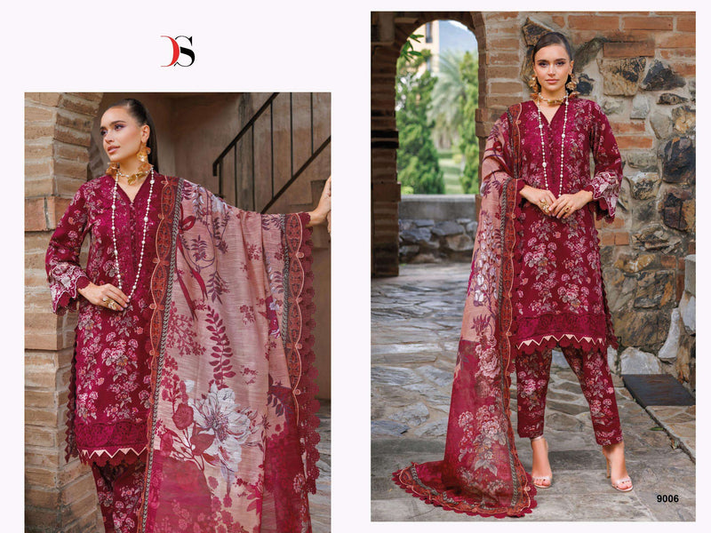 Deepsy Suits Jade Flora 25 Viscose Rayon Self Embroidered Salwar Kameez