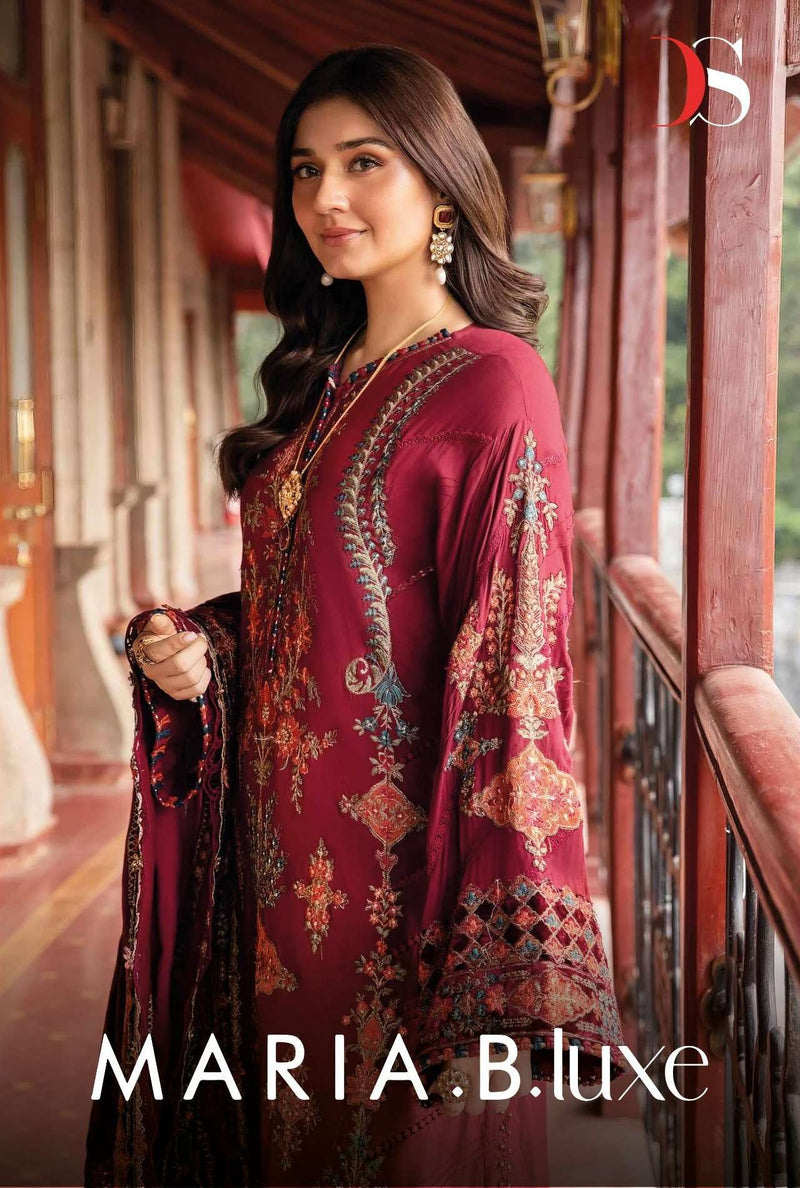 Deepsy Suits Maria B Luxe Viscose Rayon Embroidered Pakistani Salwar Suit