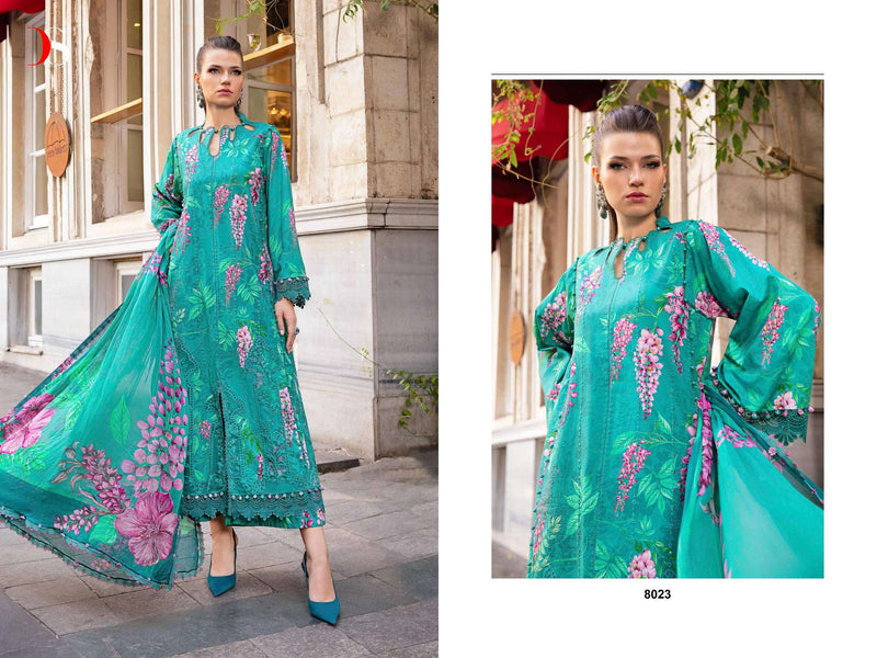 Deepsy Suits Maria B M Print 24 Vol 5 Pure Cotton Embroidery Work Salwar Suit