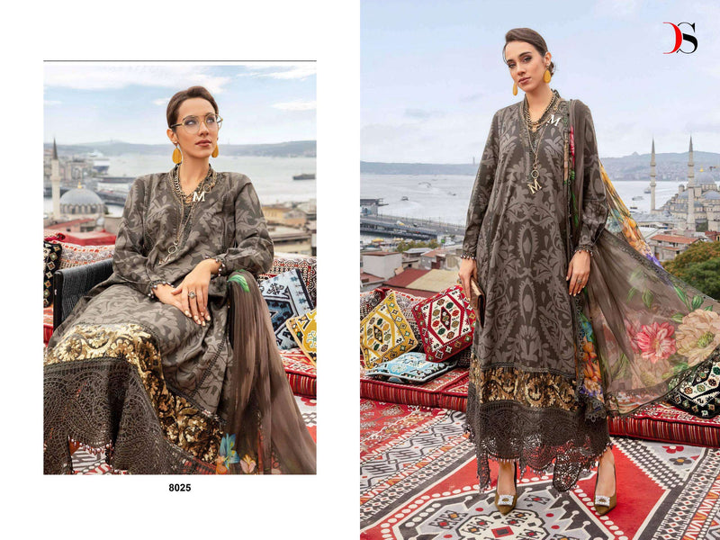 Deepsy Suits Maria B M Print 24 Vol 5 Pure Cotton Embroidery Work Salwar Suit