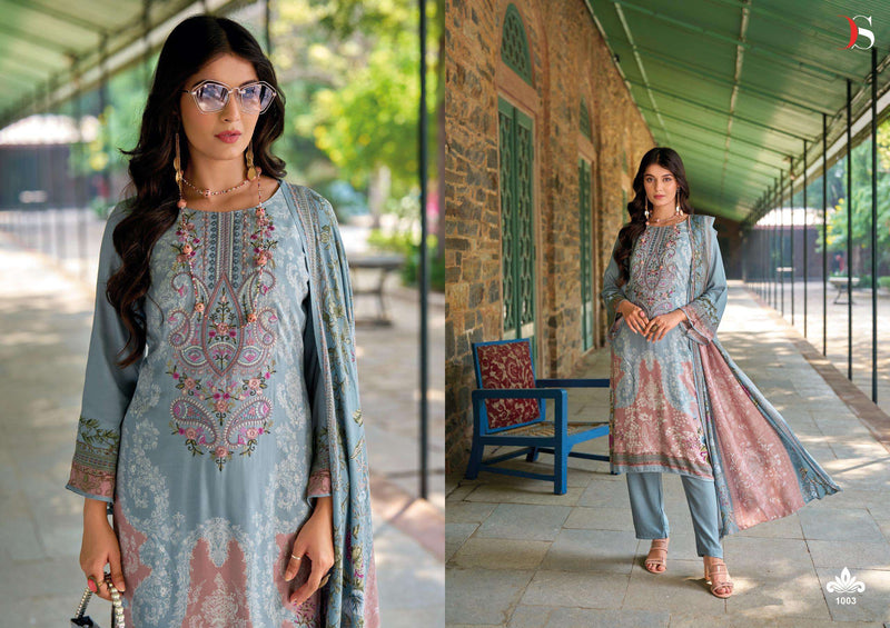 Deepsy Suits Maria B Winter Collection 25 Vol 2 Pashmina Embroidered Designer Suits