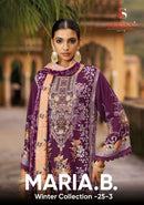 Deepsy Suits Maria B Winter Collecton 25 3 Pure Pashmina Self Embroidered Work Salwar Suit