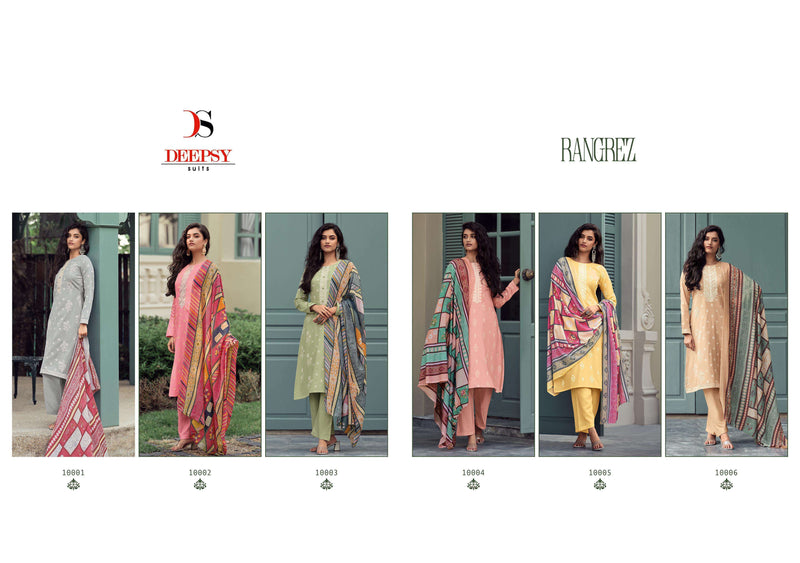 Deepsy Suits Rangrez Pure Pakistani Lawn Print With Embroidery Work Salwar Suit