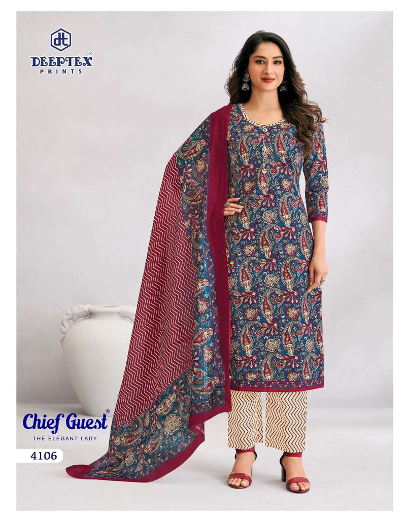 Deeptex Chief Guest Vol-41 – Premium Cotton Suit Collection | 460/-