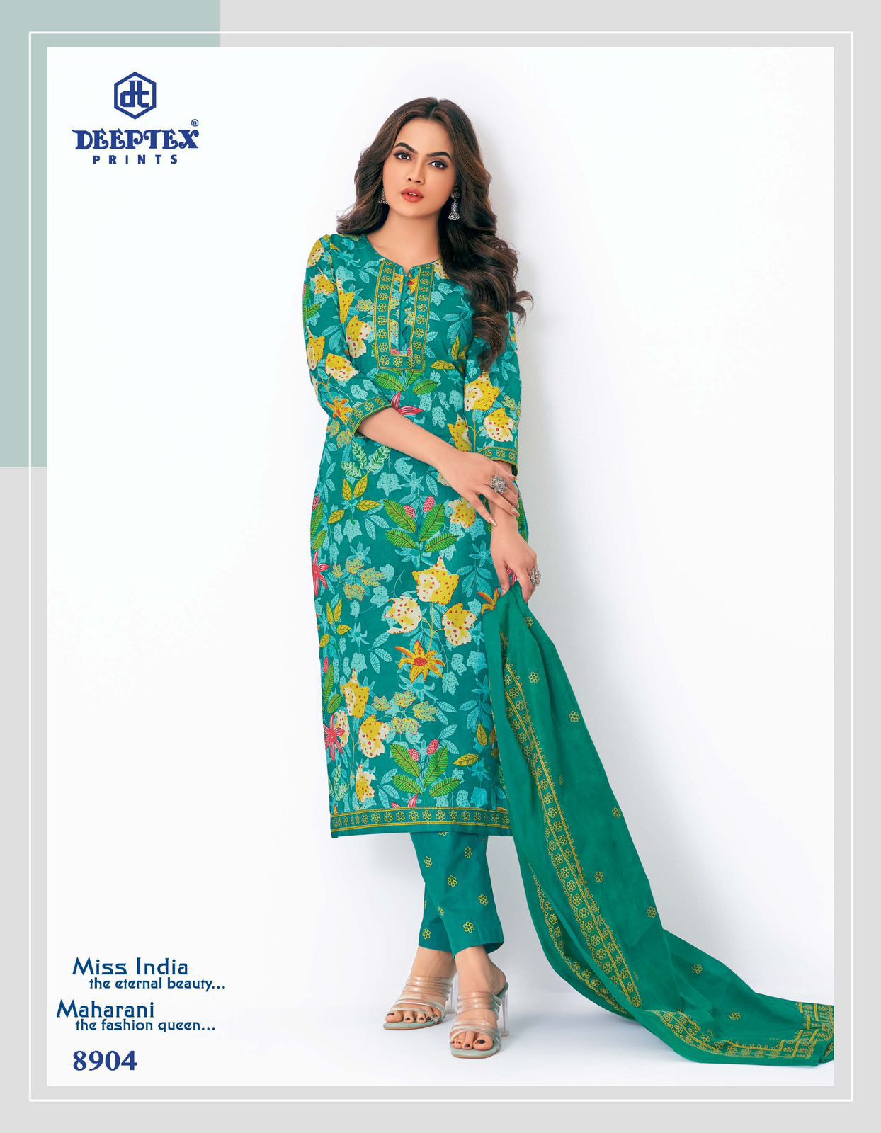 Deeptex Miss India Vol 89 Pure Cotton Printed Casual Wear Salwar Suit