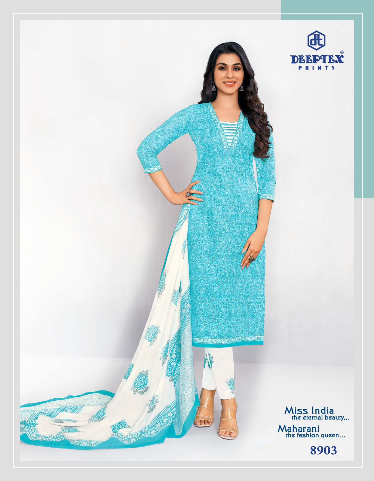 Deeptex Miss India Vol 89 Pure Cotton Printed Casual Wear Salwar Suit