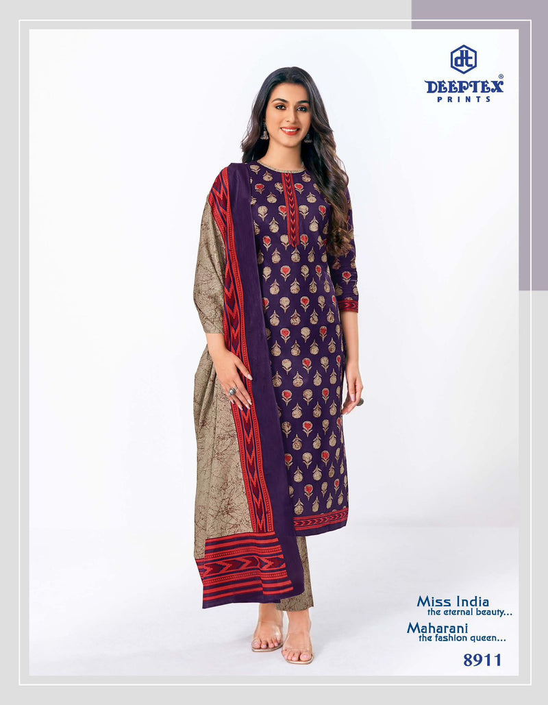 Deeptex Miss India Vol 89 Pure Cotton Printed Casual Wear Salwar Suit