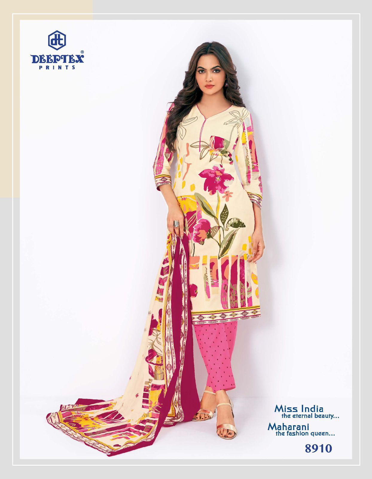 Deeptex Miss India Vol 89 Pure Cotton Printed Casual Wear Salwar Suit