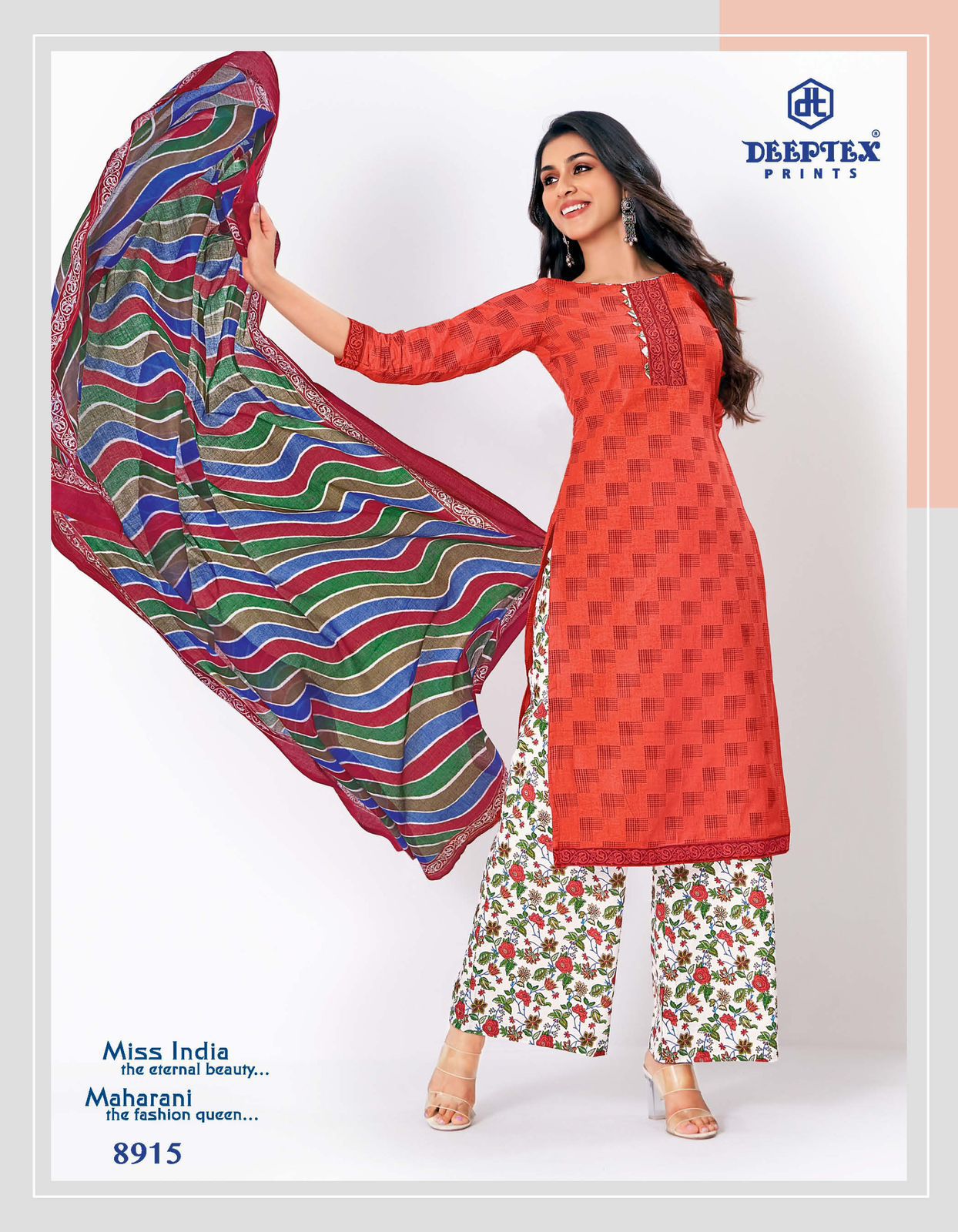 Deeptex Miss India Vol 89 Pure Cotton Printed Casual Wear Salwar Suit