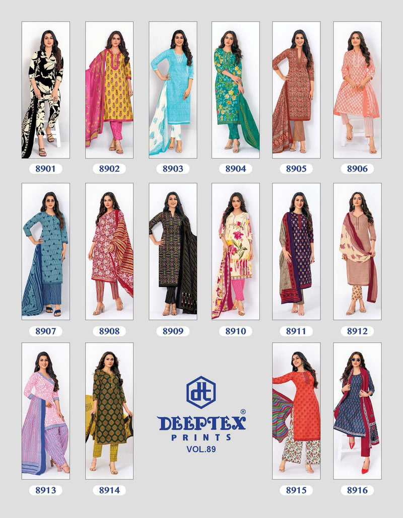 Deeptex Miss India Vol 89 Pure Cotton Printed Casual Wear Salwar Suit