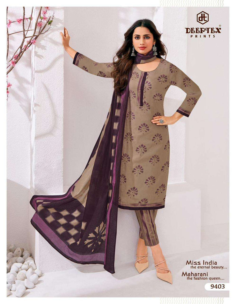 Deeptex Miss India Vol 94 Pure Cotton Printed Dailywear Salwar Kameez