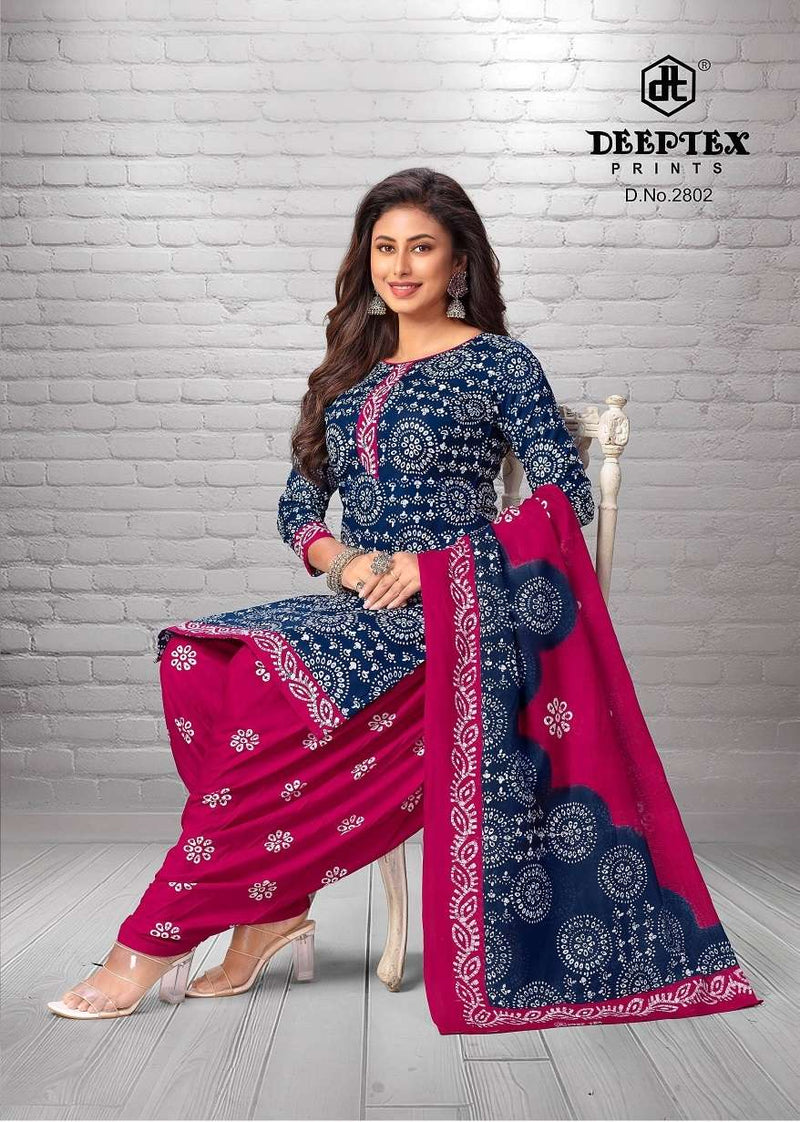 Deeptex Prints Batik Plus Vol 28 Pure Cotton Print Patiyala Designer Suit