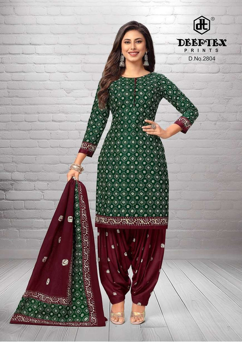 Deeptex Prints Batik Plus Vol 28 Pure Cotton Print Patiyala Designer Suit