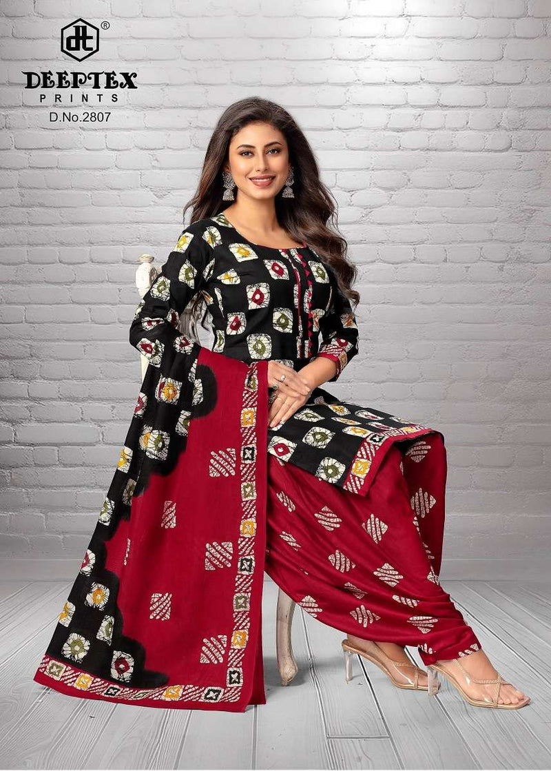 Deeptex Prints Batik Plus Vol 28 Pure Cotton Print Patiyala Designer Suit