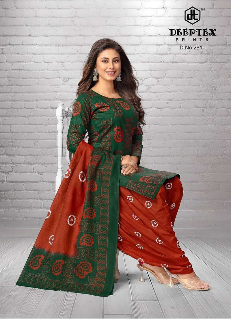 Deeptex Prints Batik Plus Vol 28 Pure Cotton Print Patiyala Designer Suit