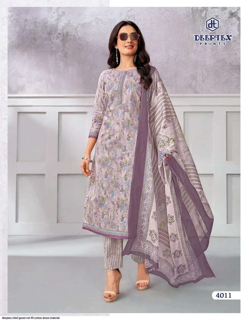 Deeptex Prints Chief Guest Vol 40 Printed Cotton Dailywear Salwar Kameez