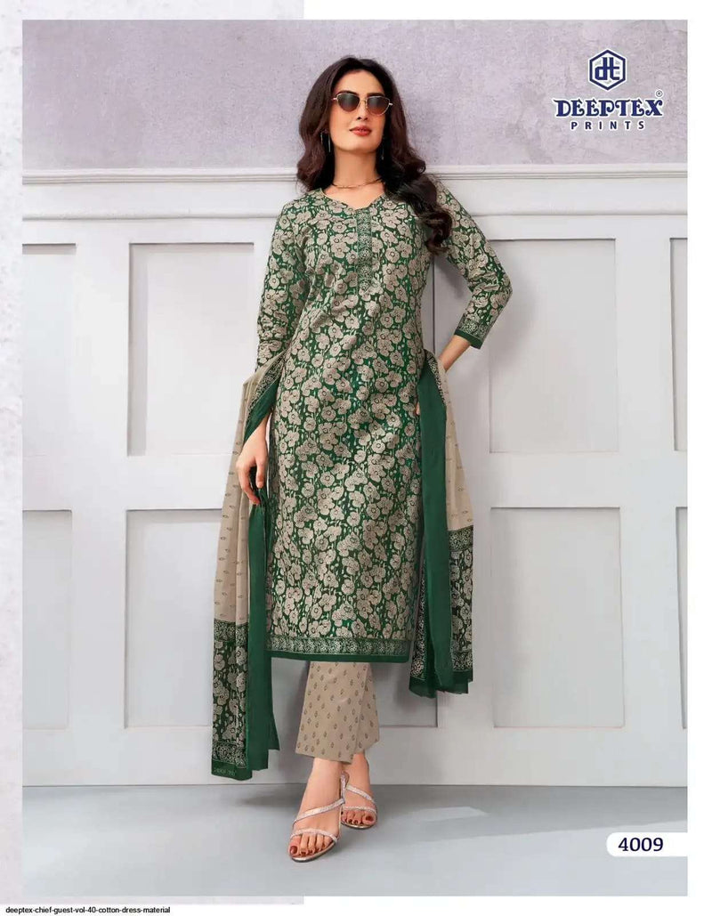 Deeptex Prints Chief Guest Vol 40 Printed Cotton Dailywear Salwar Kameez