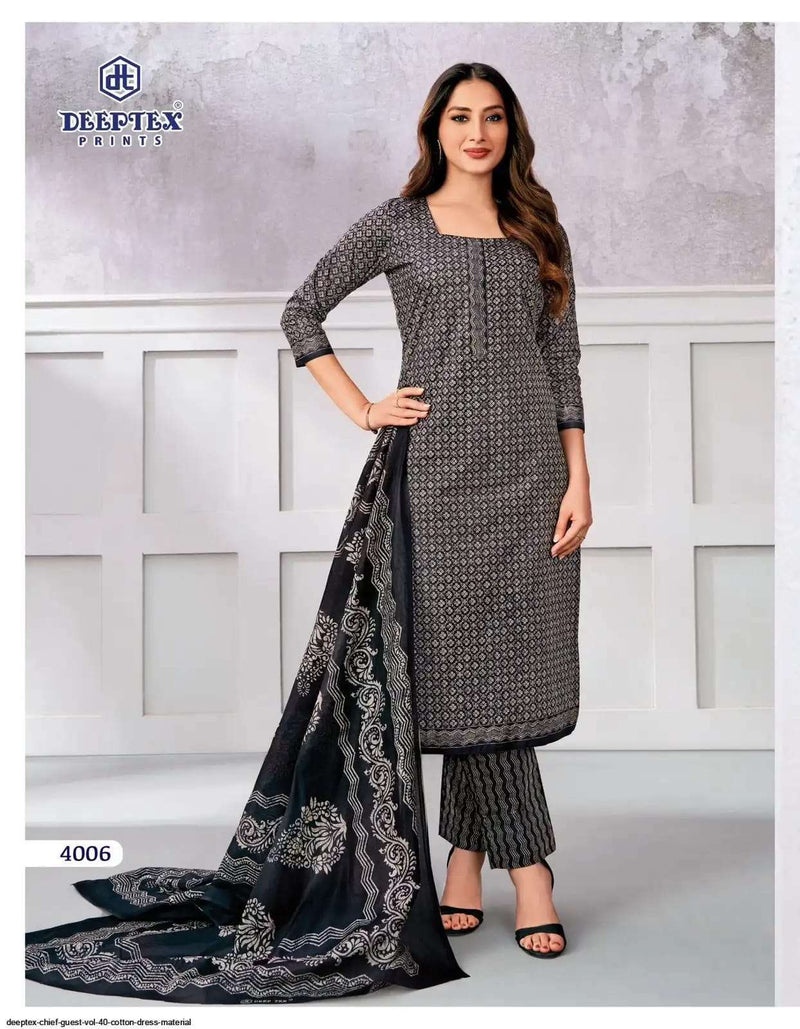 Deeptex Prints Chief Guest Vol 40 Printed Cotton Dailywear Salwar Kameez