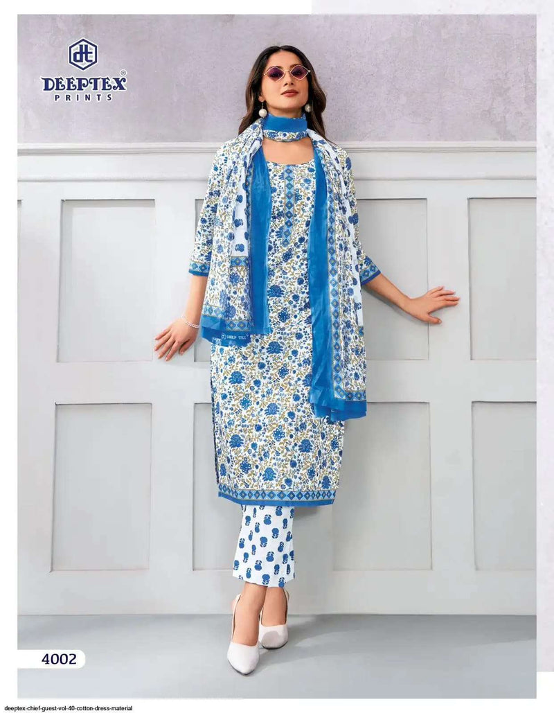 Deeptex Prints Chief Guest Vol 40 Printed Cotton Dailywear Salwar Kameez