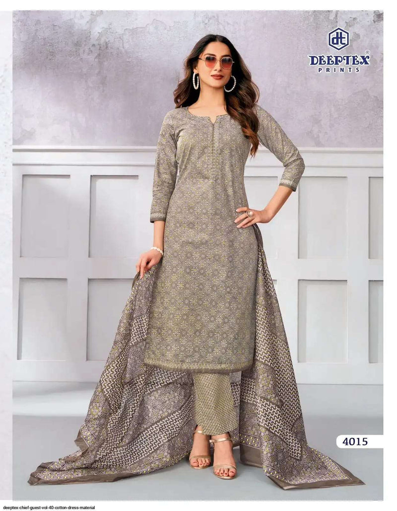 Deeptex Prints Chief Guest Vol 40 Printed Cotton Dailywear Salwar Kameez