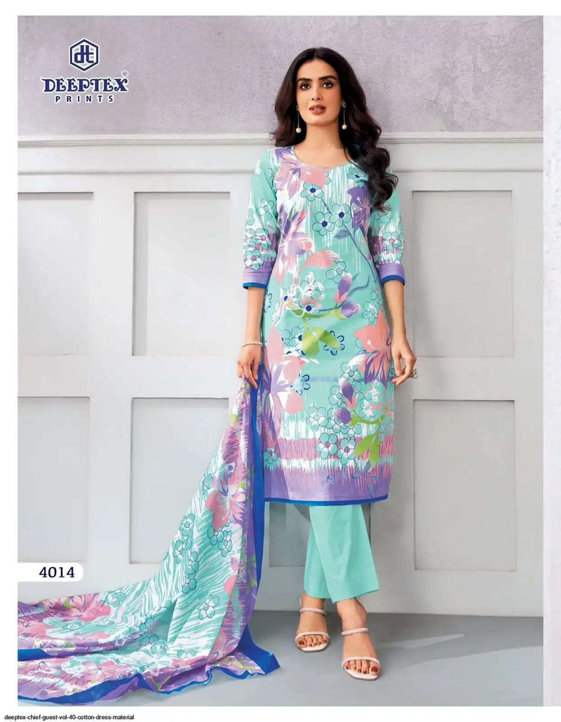 Deeptex Prints Chief Guest Vol 40 Printed Cotton Dailywear Salwar Kameez