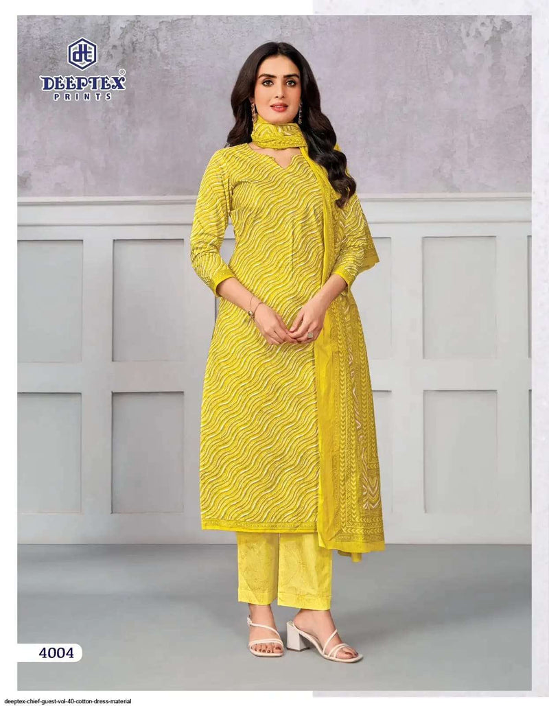 Deeptex Prints Chief Guest Vol 40 Printed Cotton Dailywear Salwar Kameez