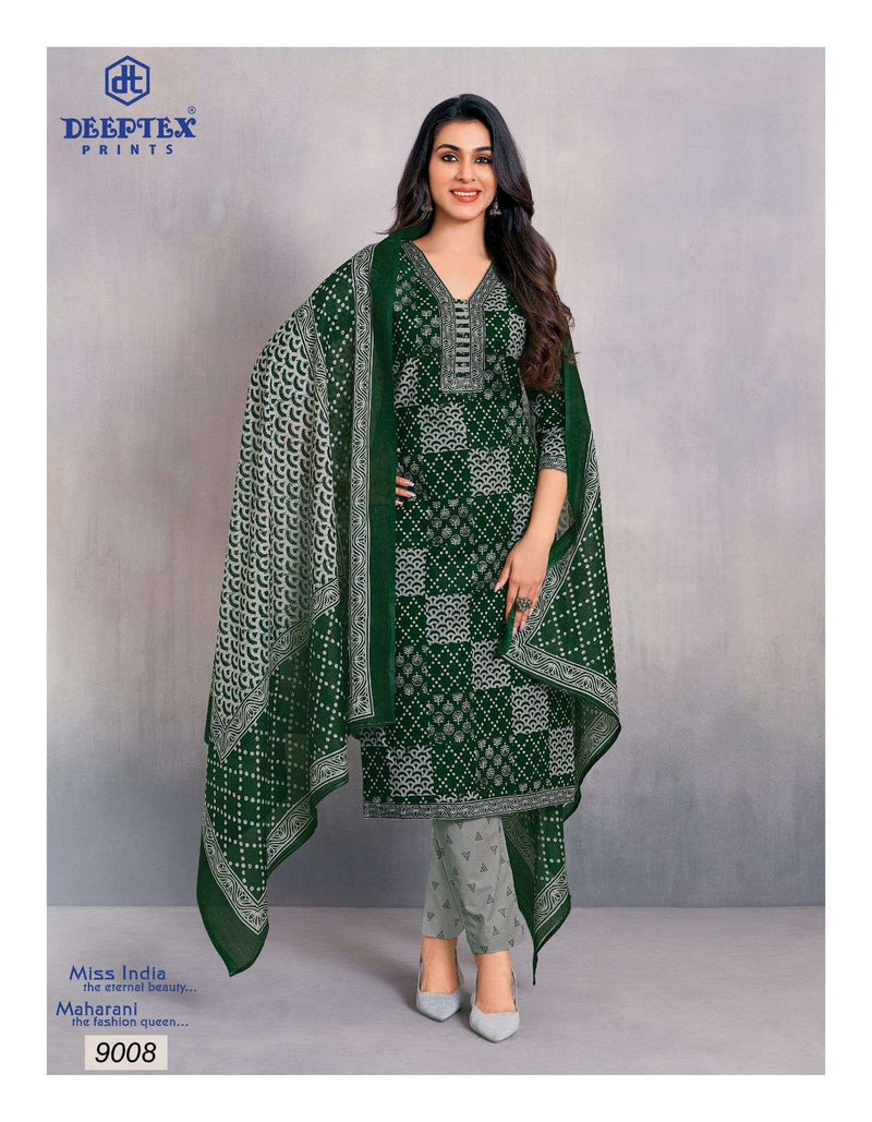 Deeptex Prints Miss India Vol 90 Pure Cotton Printed Wear Salwar Suita