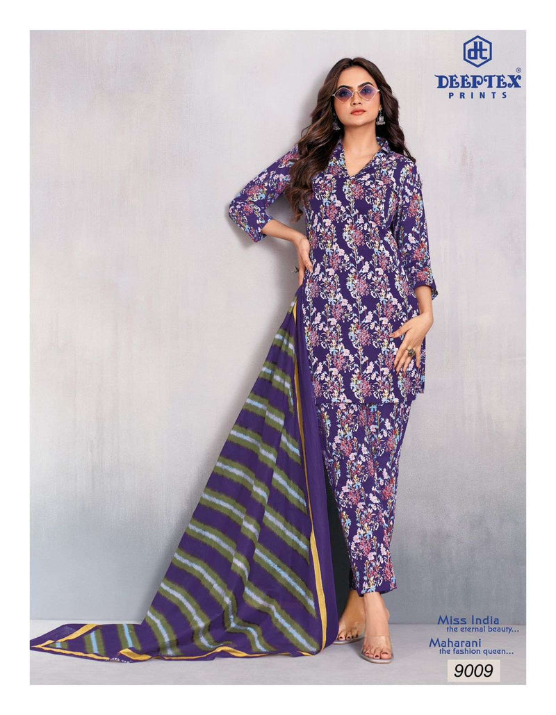 Deeptex Prints Miss India Vol 90 Pure Cotton Printed Wear Salwar Suita