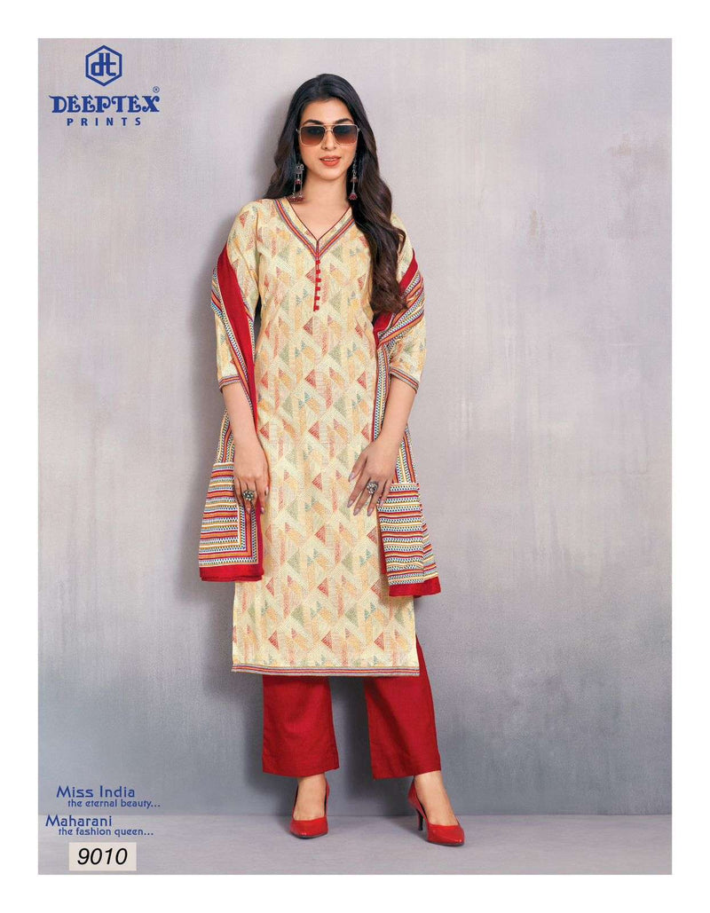 Deeptex Prints Miss India Vol 90 Pure Cotton Printed Wear Salwar Suita