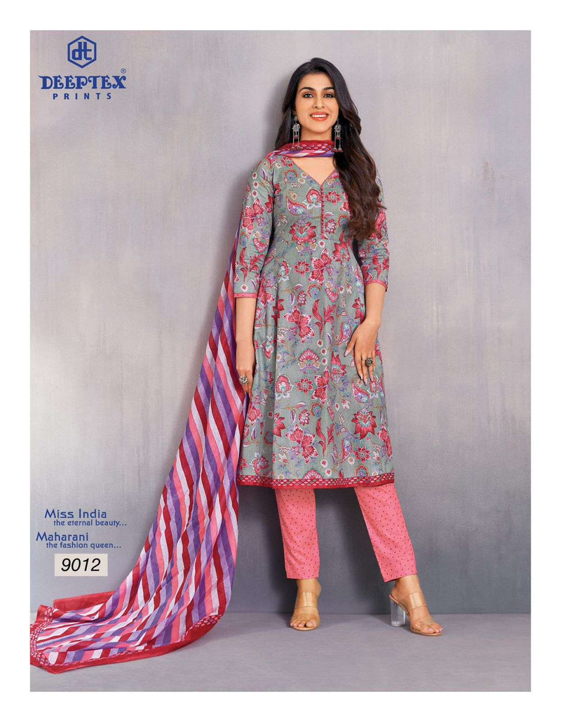 Deeptex Prints Miss India Vol 90 Pure Cotton Printed Wear Salwar Suita