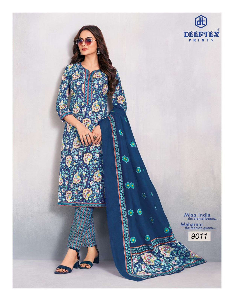 Deeptex Prints Miss India Vol 90 Pure Cotton Printed Wear Salwar Suita