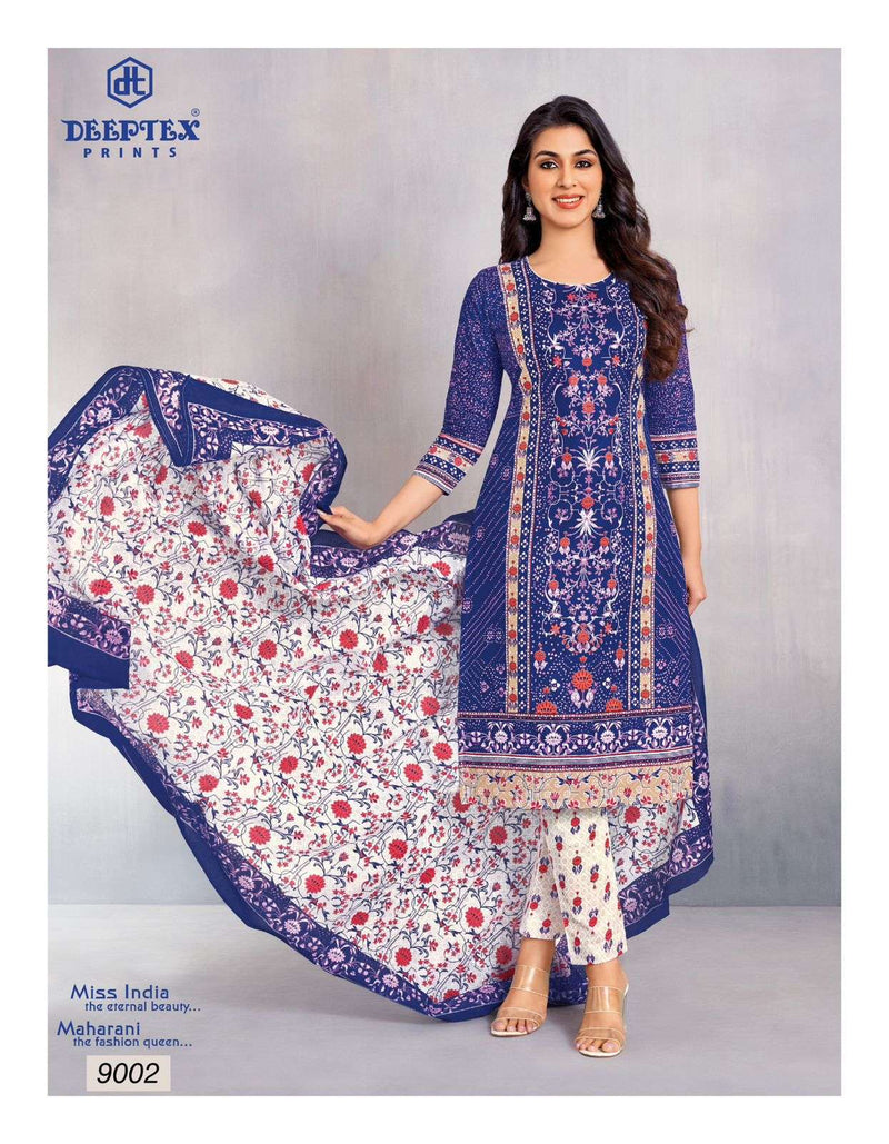 Deeptex Prints Miss India Vol 90 Pure Cotton Printed Wear Salwar Suita