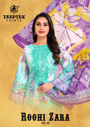 Deeptex Prints Roohi Zara Vol 7 Pure Lawn Cotton Printed Salwar Kameez