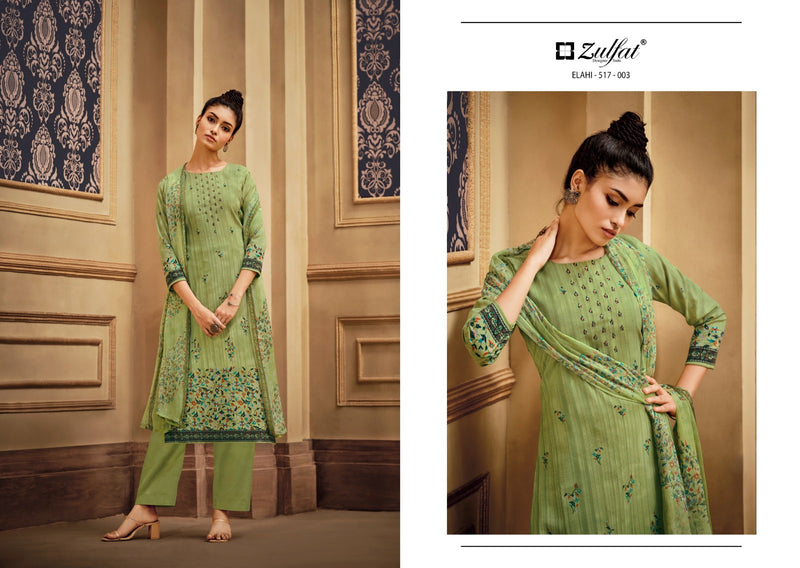 Zulfat Designer Suits Elahi Pashmina Designer Party Wear Suit