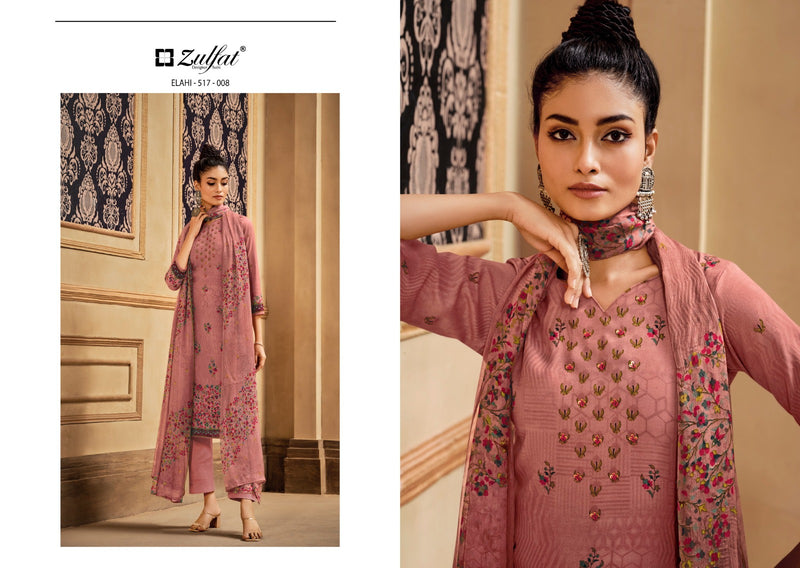 Zulfat Designer Suits Elahi Pashmina Designer Party Wear Suit