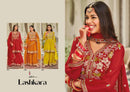 Eba Lifestyle Lashkara Heavy Designer Chinon Embroidered Work Salwar Suit